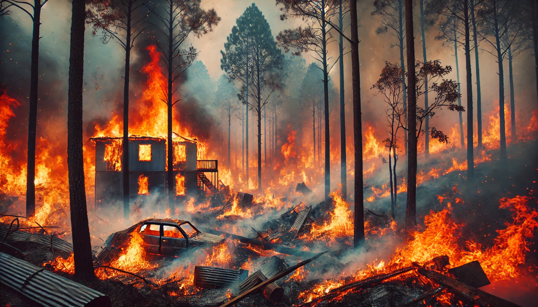 Analyzing the California's Fire's Temperature and it's Impact on Metal